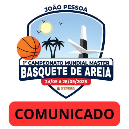 Remarcação do  1º Campeonato Mundial  Master Basquete de Areia
